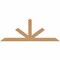 Ekena Millwork Saratoga Smooth Timber Gable Bracket, Western Red Cedar, 96"W x 36"H x 1 1/2"D x 5 1/2"F, 9/12 Pitch GBW096X36X0206SAR00SWR - alternate 1